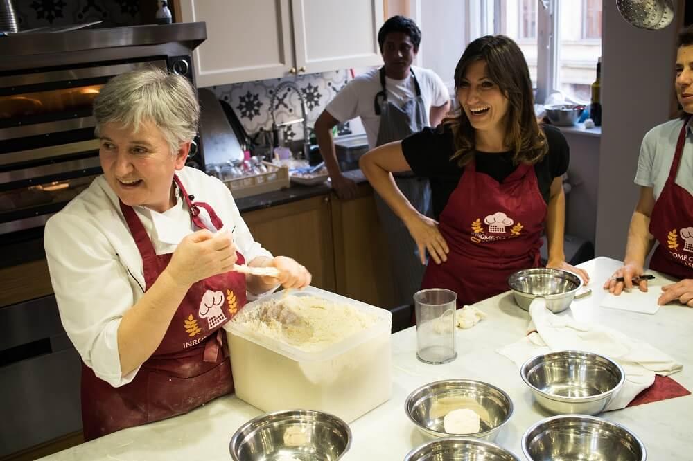 Cooking with Nonna Gnocchi Meatballs and Panna Cotta Class Walks Inside Rome