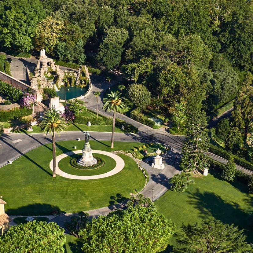 Vatican Gardens Aerial View