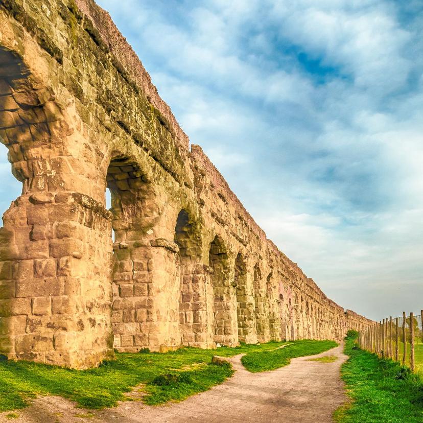 roman aqueducts A view of the Roman Aqueducts