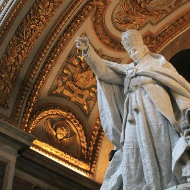 Vatican Museums statue in Rome, masterpiece of classical sculpture Marble statue inside the Vatican Museums in Rome, showcasing the richness of one of the most visited museum collections in the world