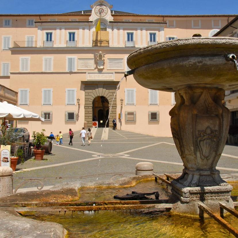 papal-residence-in-castel-gandolfo External view of Papal residence in Castel Gandolfo
