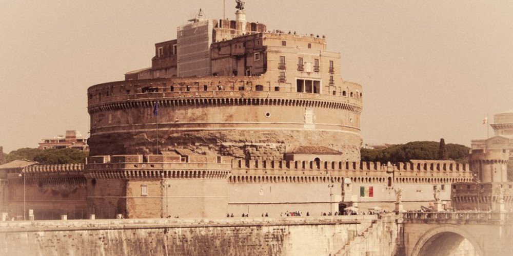 Castel Sant Angelo Walks Inside Rome