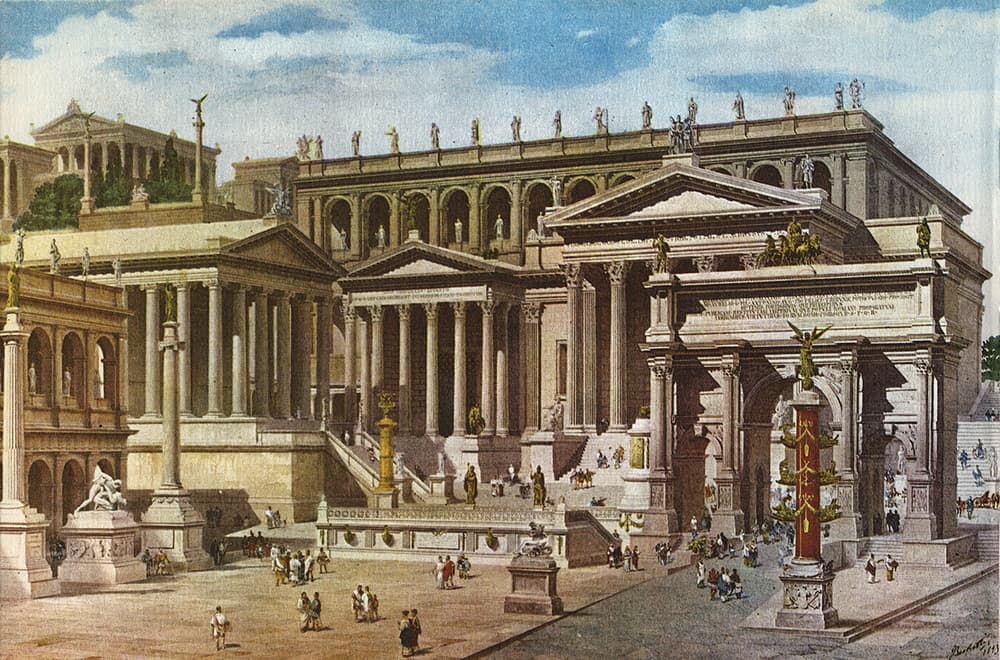 Le forum romain
