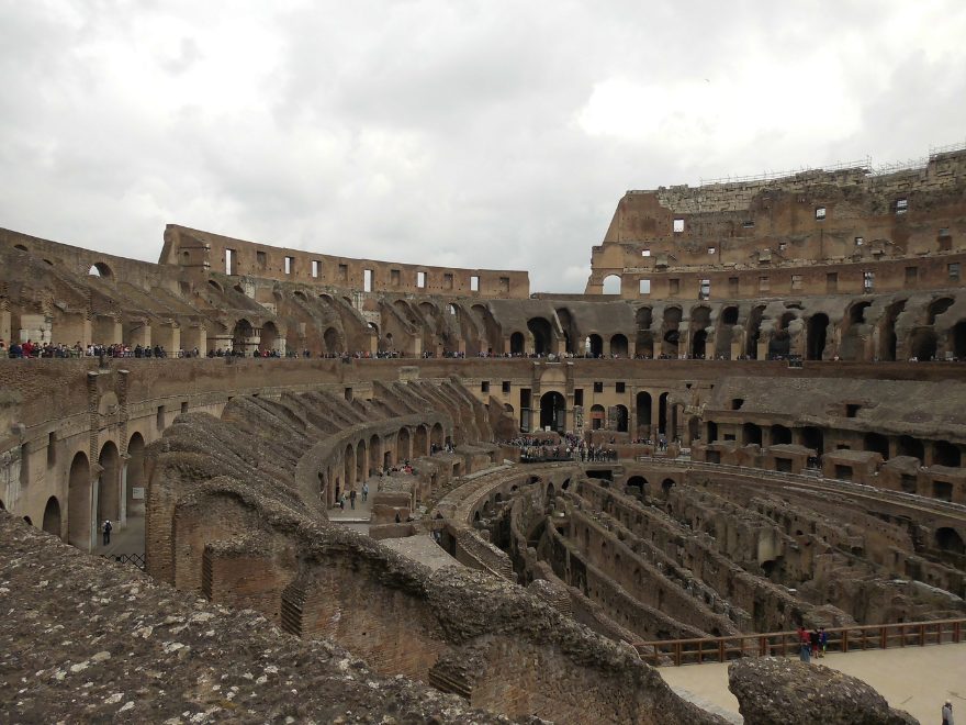 inside view of colosseum