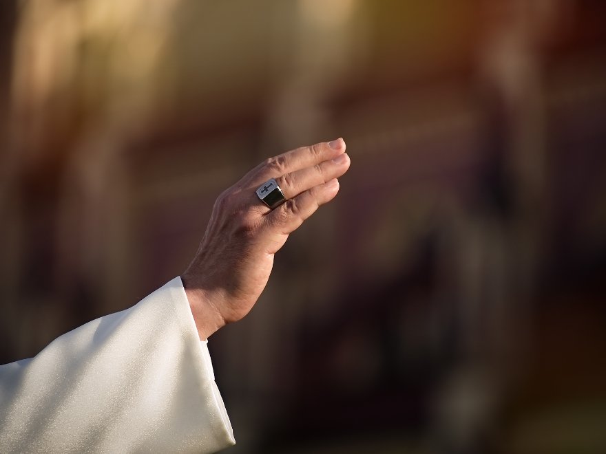 hand of the pope