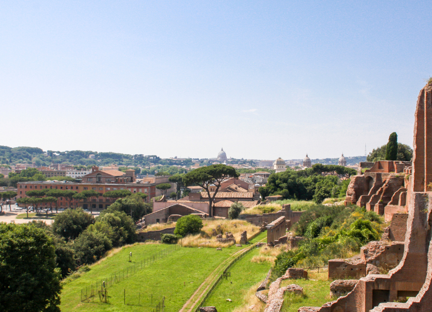 view of palatine hill