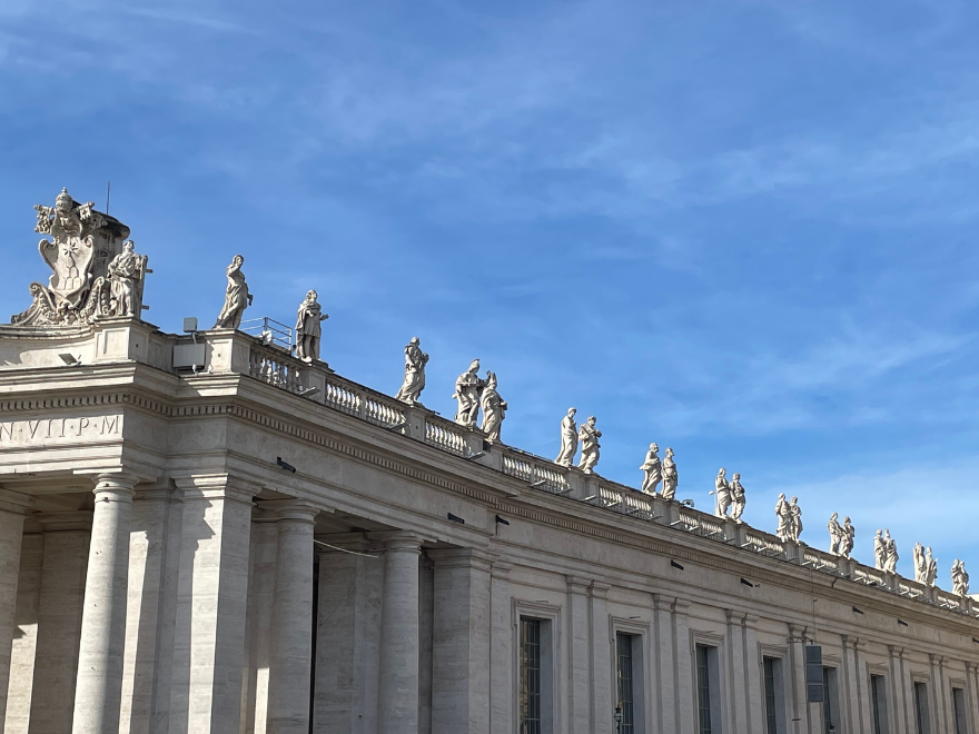 detail of vatican building