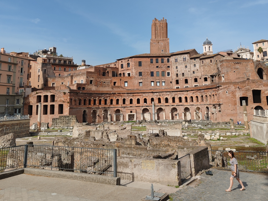 view of roman ruins