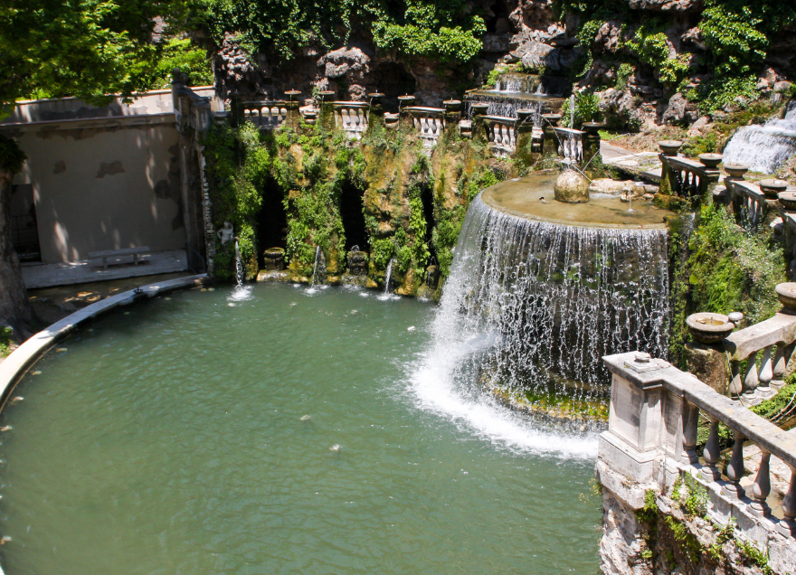 view of villa d'este