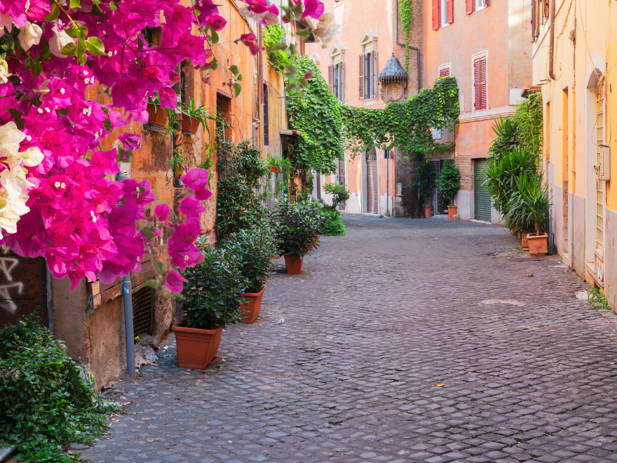 decorative view in trastevere