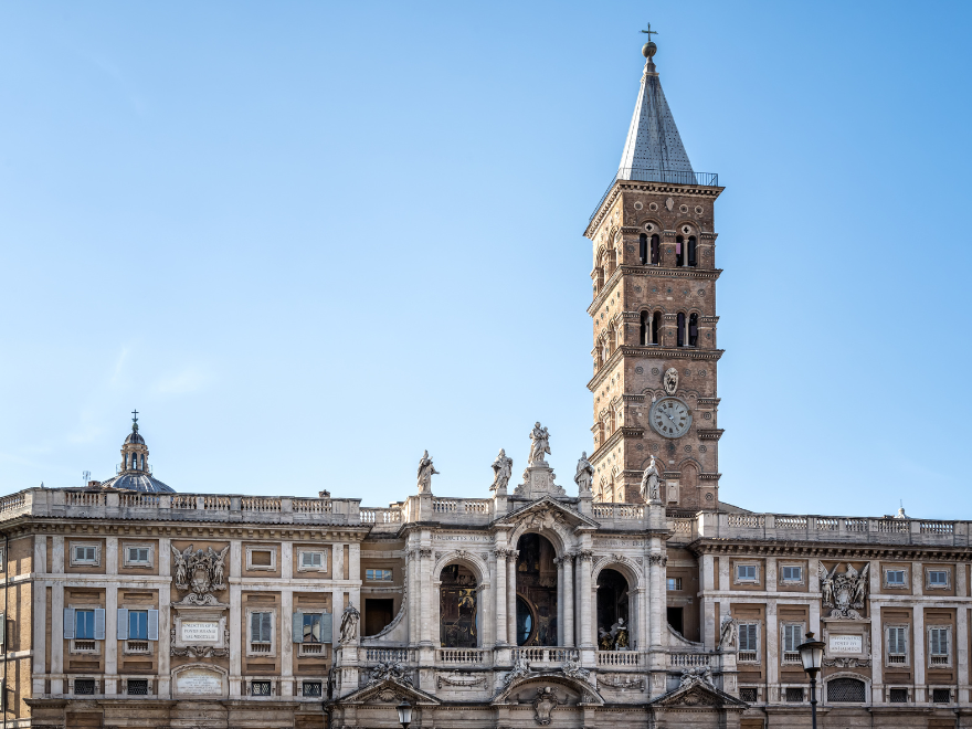 Facade of the Basilica of Santa Maria Maggiore