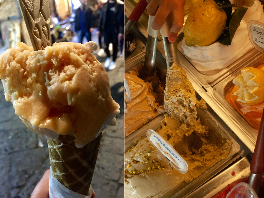 ice cream in rome